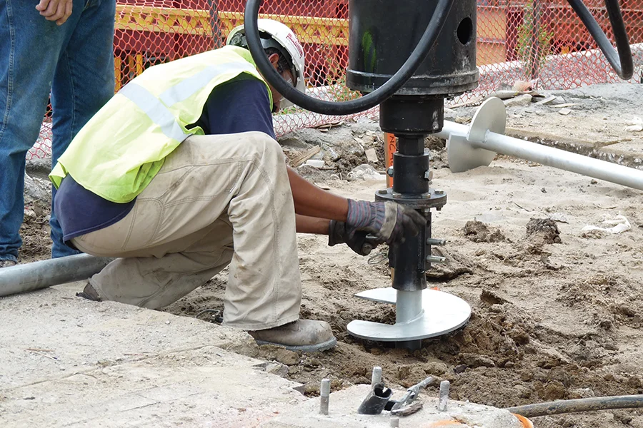 Helical Pier Installation in Ahoskie, NC